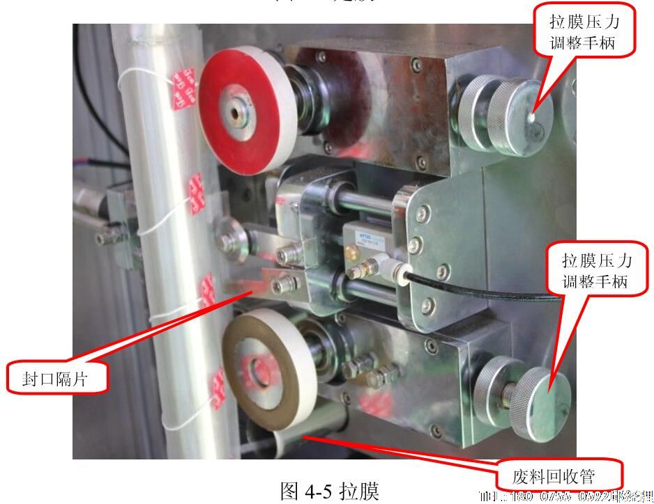 三角袋茶葉包裝機(jī)，尼龍三角包袋泡茶包裝機(jī)的包裝膜的安裝步驟