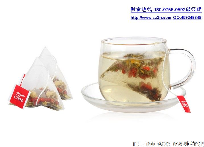 袋泡茶百年不衰，尼龍三角包袋泡茶杞菊決明子茶：清肝瀉火降壓降脂